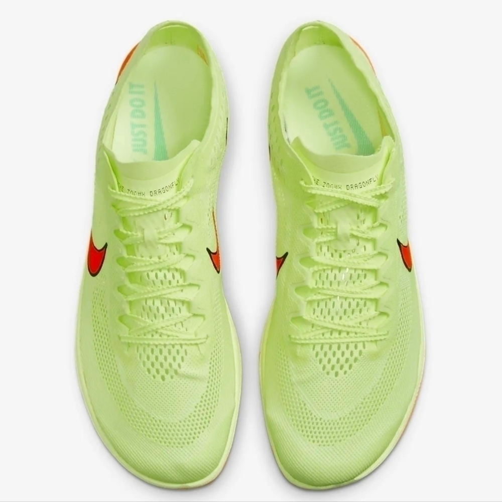 Nike ZoomX Dragonfly Track and Field Shoes Spike Barely Volt Size 15